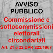 Commissione e sottocommissioni elettorali circondariali