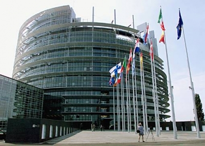 Bruxelles, il Palazzo del </br>Parlamento Europeo.