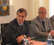 Il Prefetto Armando Gradone</br> e il Commissario Mario Ortello.