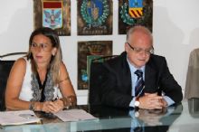 Il Commissario Mario Ortello</br>con il Capo dell'ufficio di Gabinetto</br> Gabriella Emmanuele