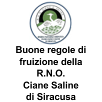 Buone Regole di Fruizione R.N.O. Ciane Saline SR