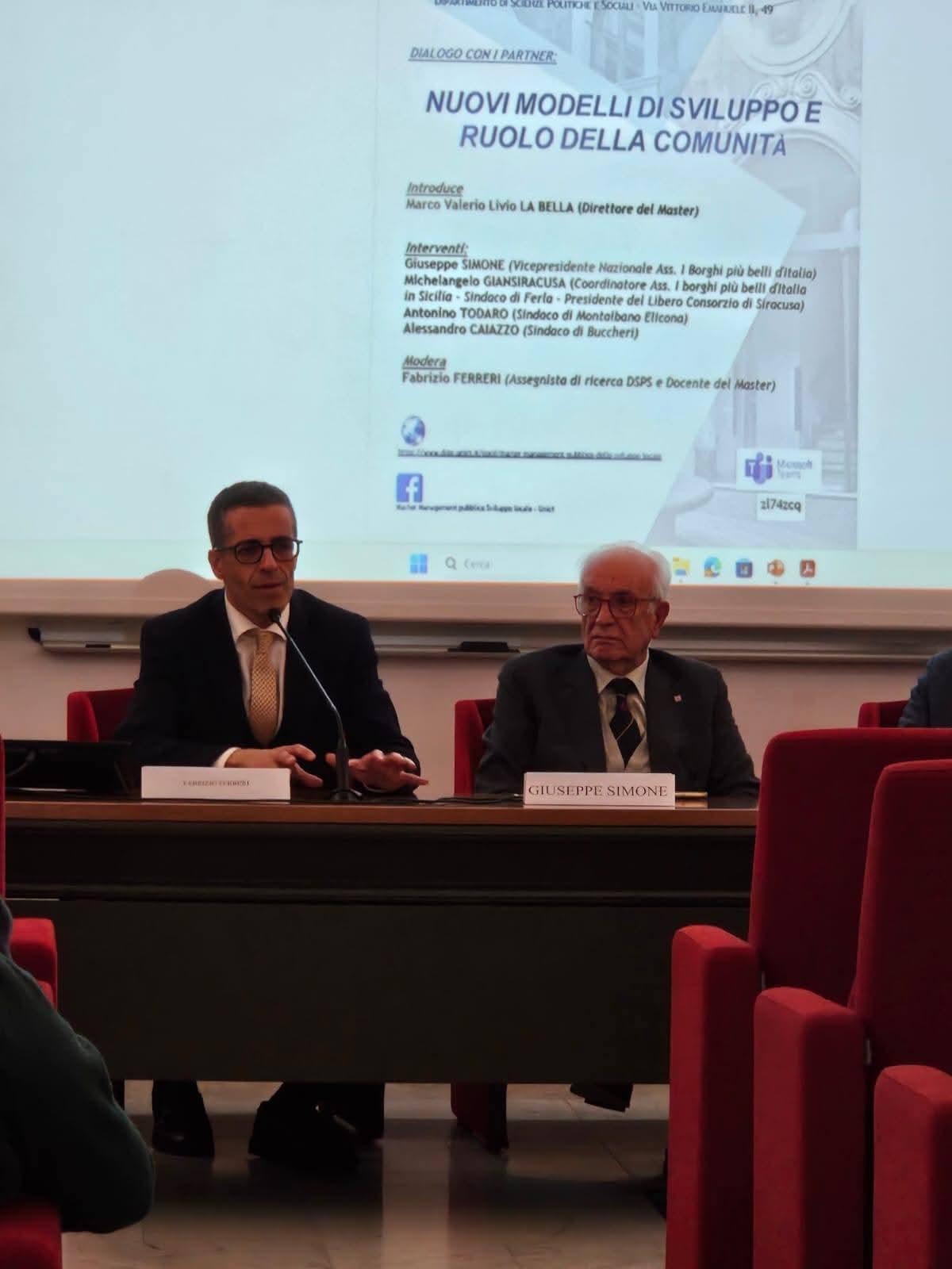 𝐈𝐧𝐭𝐞𝐫𝐯𝐞𝐧𝐭𝐨 𝐝𝐞𝐥 𝐏𝐫𝐞𝐬𝐢𝐝𝐞𝐧𝐭𝐞 𝐝𝐞𝐥 𝐋𝐢𝐛𝐞𝐫𝐨 𝐂𝐨𝐧𝐬𝐨𝐫𝐳𝐢𝐨 𝐚𝐥 𝐌𝐚𝐬𝐭𝐞𝐫 𝐢𝐧 𝐌𝐚𝐧𝐚𝐠𝐞𝐦𝐞𝐧𝐭 𝐏𝐮𝐛𝐛𝐥𝐢𝐜𝐨 𝐝𝐞𝐥𝐥𝐨 𝐒𝐯𝐢𝐥𝐮𝐩𝐩𝐨 𝐋𝐨𝐜𝐚𝐥𝐞  𝐝𝐞𝐥𝐥' 𝐔𝐧𝐢𝐯𝐞𝐫𝐬𝐢𝐭𝐚' 𝐝𝐢 𝐂𝐚𝐭𝐚𝐧𝐢𝐚