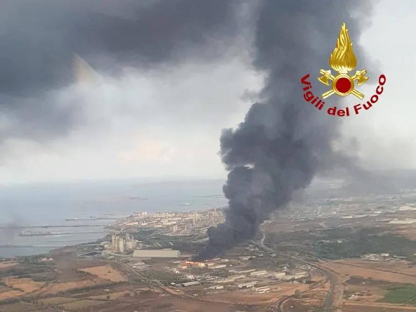 Monitoraggio qualità dell’aria a seguito dell’incendio presso l’impianto di riciclo plastica di Augusta