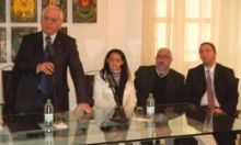 Il Presidente Nicola Bono </br> con gli assessori Chiara Catera, Sebastiano Zocco e Niki Paci.
