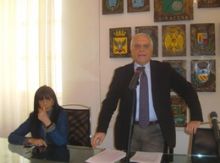 Il Presidente Nicola Bono</br> e il Direttore Generale Clelia Corsico.