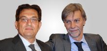 Il Presidente della Regione Siciliana Rosario Crocetta con il sottosegretario Graziano Delrio