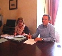 Il dirigente del servizio<br/>Ing. Dario Di Gangi<br/>e la Responsabile Antonella Fucile