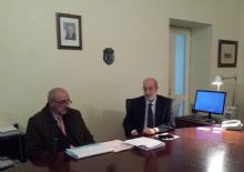 Il Commissario Arnone<br/>e il Preside Randazzo