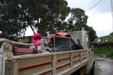 L'autocarro sequestrato