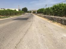 La provinciale Avola-Manghisi-Avola Marina