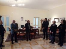 L'incontro tra il Commissario Percolla,<br/>il segretario generale e i capi settore