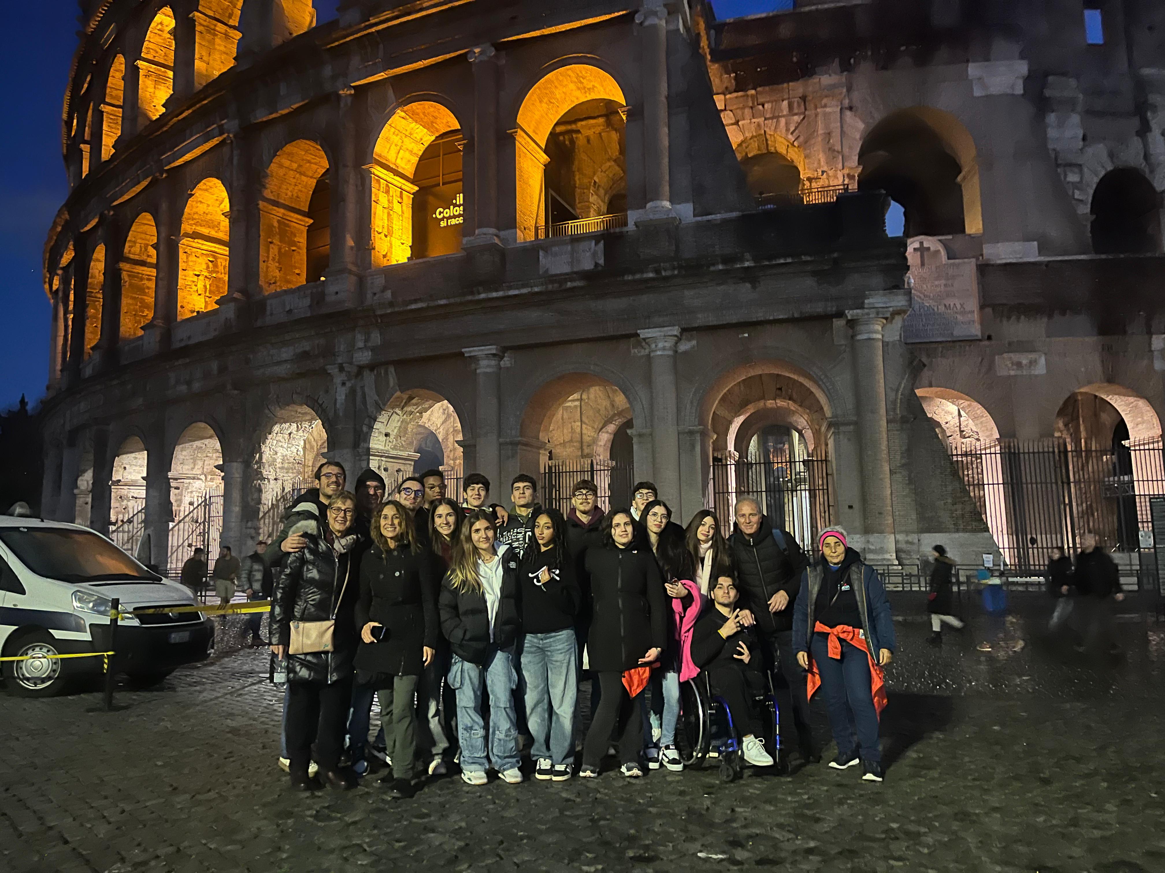 Un momento speciale in uno dei luoghi più iconici di Roma